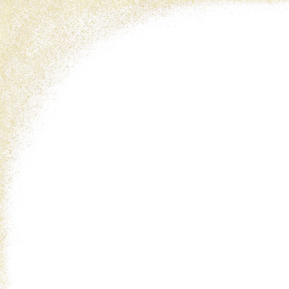 Golden glitter corner border